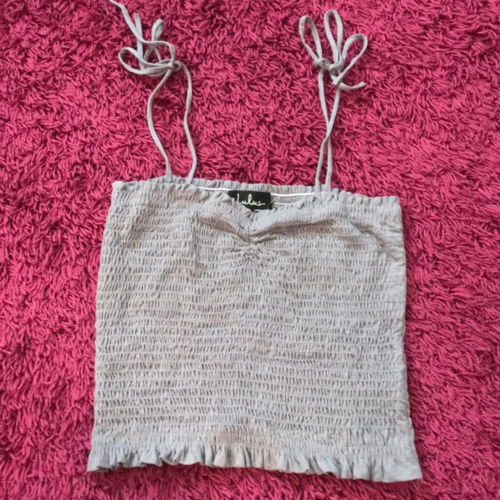 Lulus tube top with straps
